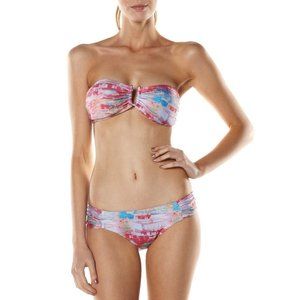 INSIGHT Swimwear BIKINI Bandeau SET Iggy Pop WATERCOLOR  ( 4 )